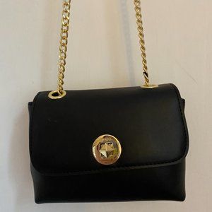 mini bcbg black crossbody purse